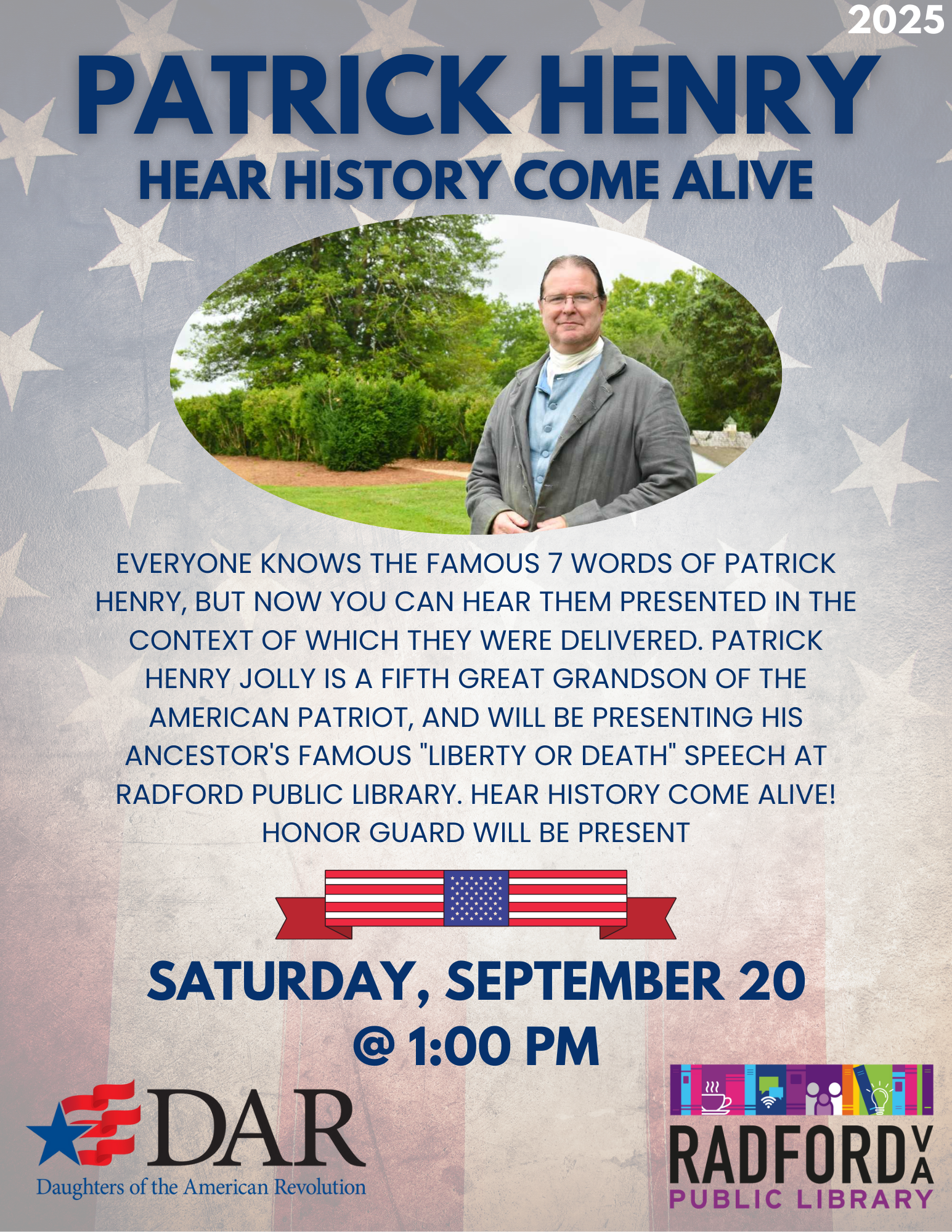 Patrick Henry:  Hear History Come Alive